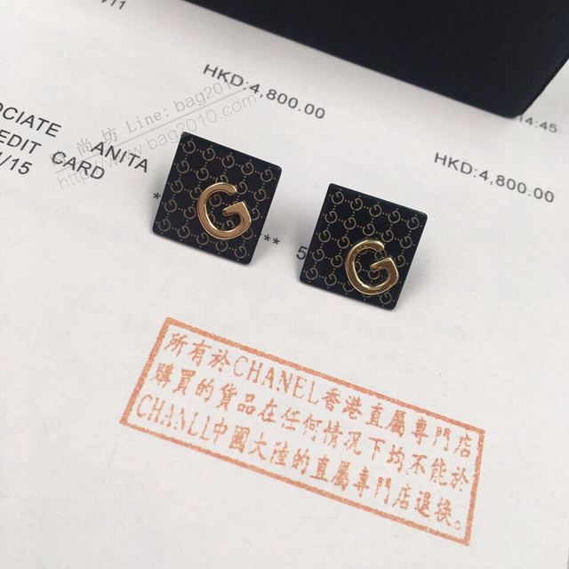 GUCCi飾品 古馳s925銀針耳環 Gucci雙G耳釘  zgbq1030
